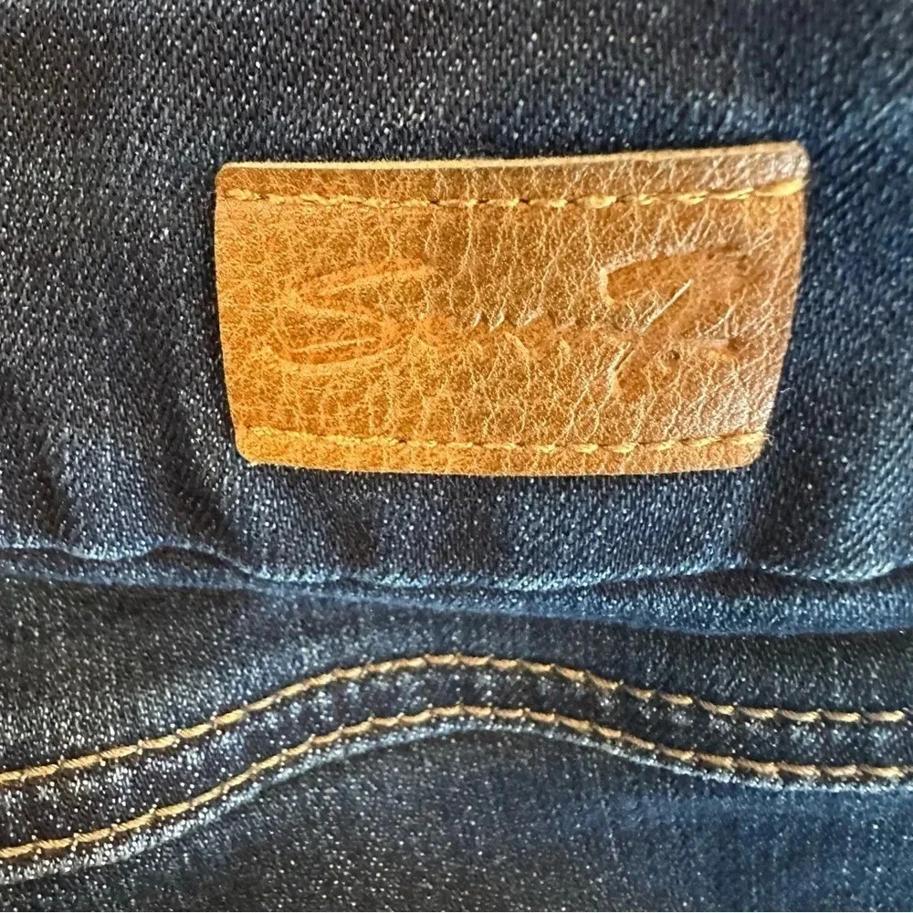 Seven7 High Rise Tummyless Skinny Dark Wash Denim Jeans Size 8 - Picture 12 of 12